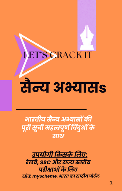 Military Exercises- Hindi