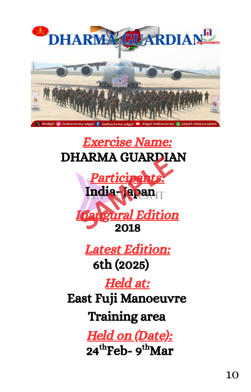 Military Exercises- English