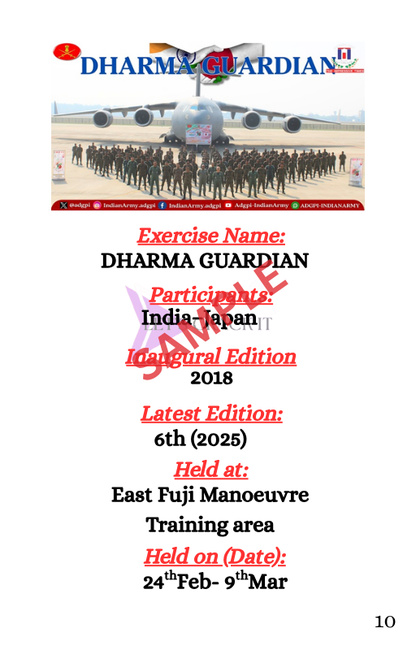 Military Exercises- English